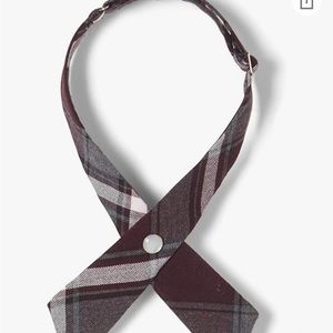 French Toast Girls' Plaid Adjustable Cross Tie